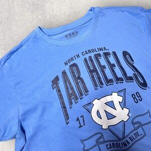 UNC Tar Heels T Shirt Mens M Carolina Blue New Wear by‎ Erin Andrews Tee Top